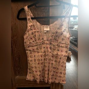 FOR SALE Vintage Chanel Printed Top